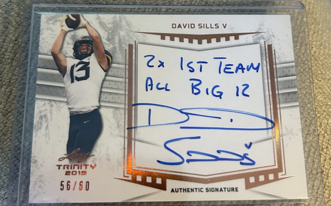 Score a Touchdown with the David Sills V 2019 Leaf Trinity RPA Boasting Potential and Value