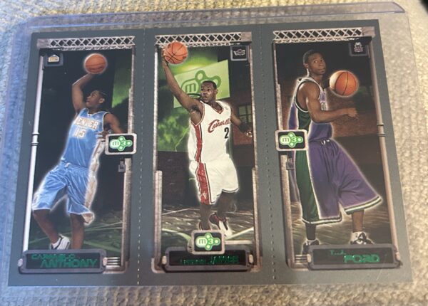 Carmelo Anthony/LeBron James/TJ Ford 2004-05 Topps Matrix M3 Rookie Card(s) RC