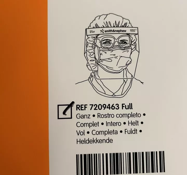 Ensuring Safety in Medical Settings: The Smith & Nephew Disposable Full-Face Shield