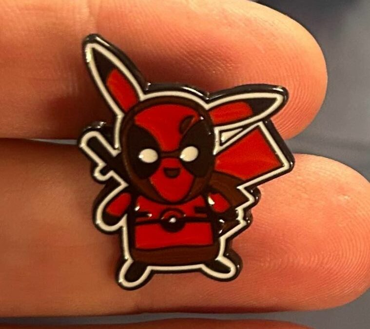 Pikachu Goes Rogue! This Deadpool Pikachu Enamel Pin Packs a Punch (and a Punchline)