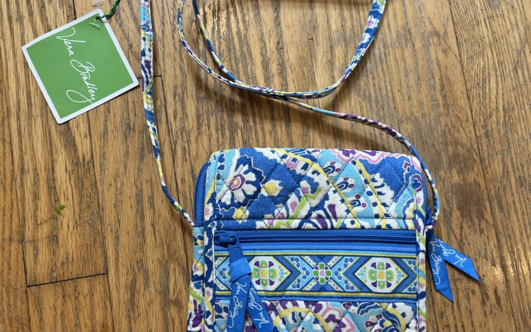 A Rare Find: The Vera Bradley Mini Hipster in Retired Capri Blue (New with Tags!)