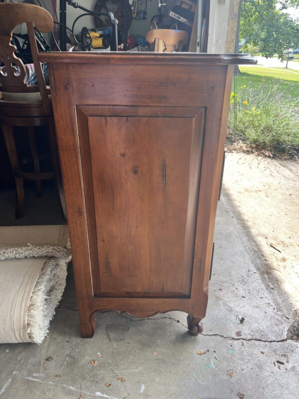 Excellent Quality All Wood Vintage Chest/Buffet Cabinet - Image 4