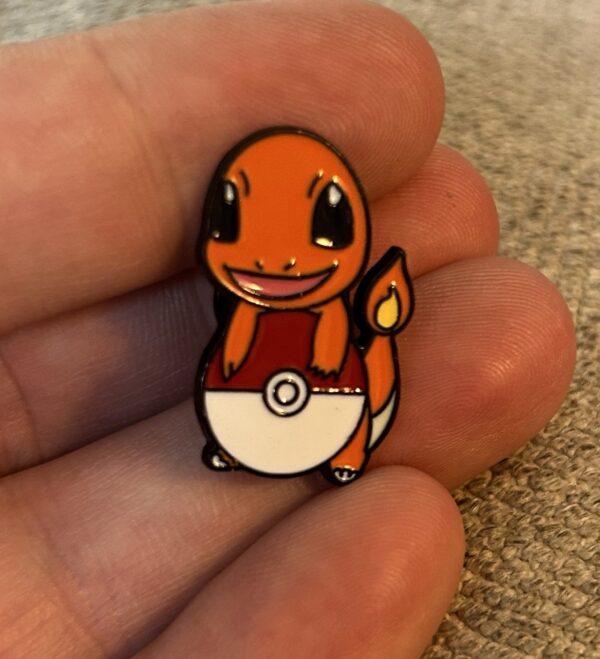 Chamander 1” Enamel Pokemon Pin - Image 3