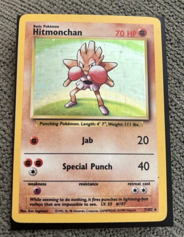 Hitmonchan Unlimited Holo LP #7/102