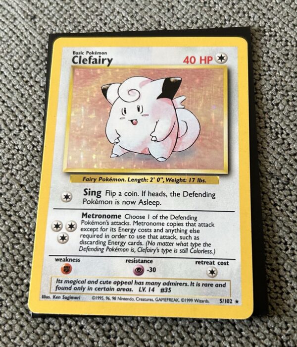 Clefairy Unlimited Holo LP-MP 5/102