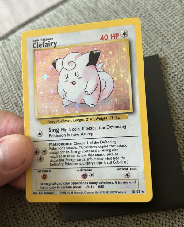 Clefairy Unlimited Holo LP-MP 5/102 - Image 3