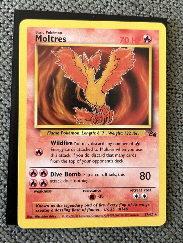 Moltres Fossil #27/62 LP