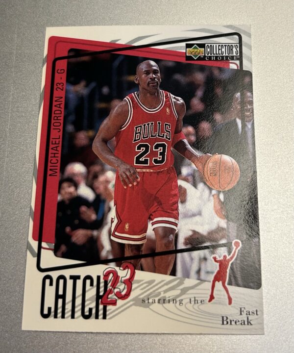 Michael Jordan 1997 Upper Deck Collector’s Choice Catch 23 #186