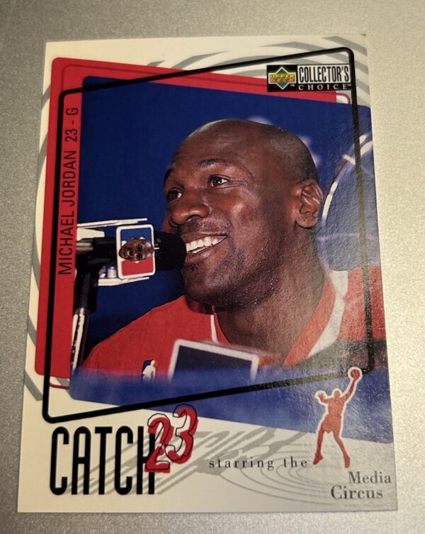 Michael Jordan 1997 Upper Deck Collector’s Choice Catch 23 #191