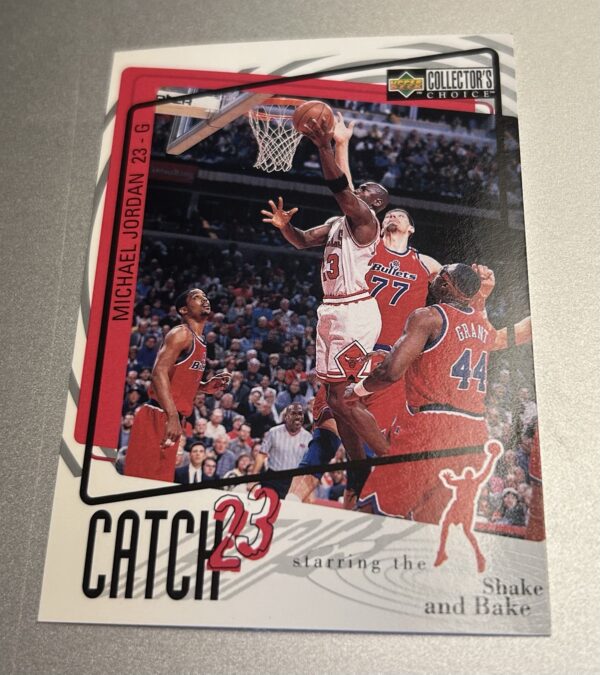 Michael Jordan 1997 Upper Deck Collector’s Choice Catch 23 #193