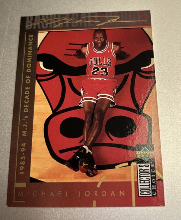 Michael Jordan 1994-95 Upper Deck Collector’s Choice Basketball Heroes *French* #218